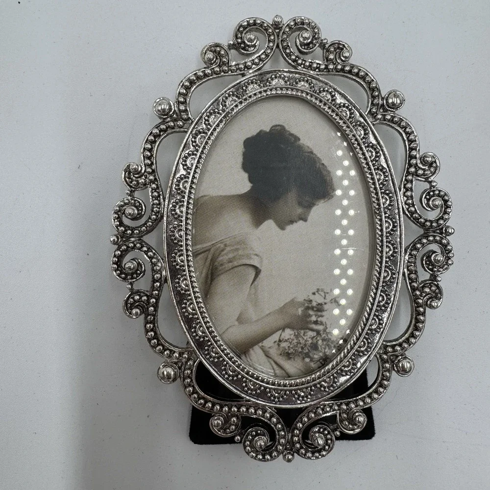 Melannco Ornate Silver Tone Picture Frames Lot 6 Baroque Victorian Scrollwork
